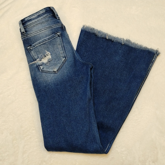 KanCan high rise flare jeans size 24 - Picture 6 of 13